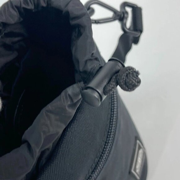 BALENCIAGA 618193 Bottle Holder Drawstring Bag logo Crossbody Pochette Unused - Picture 8 of 15